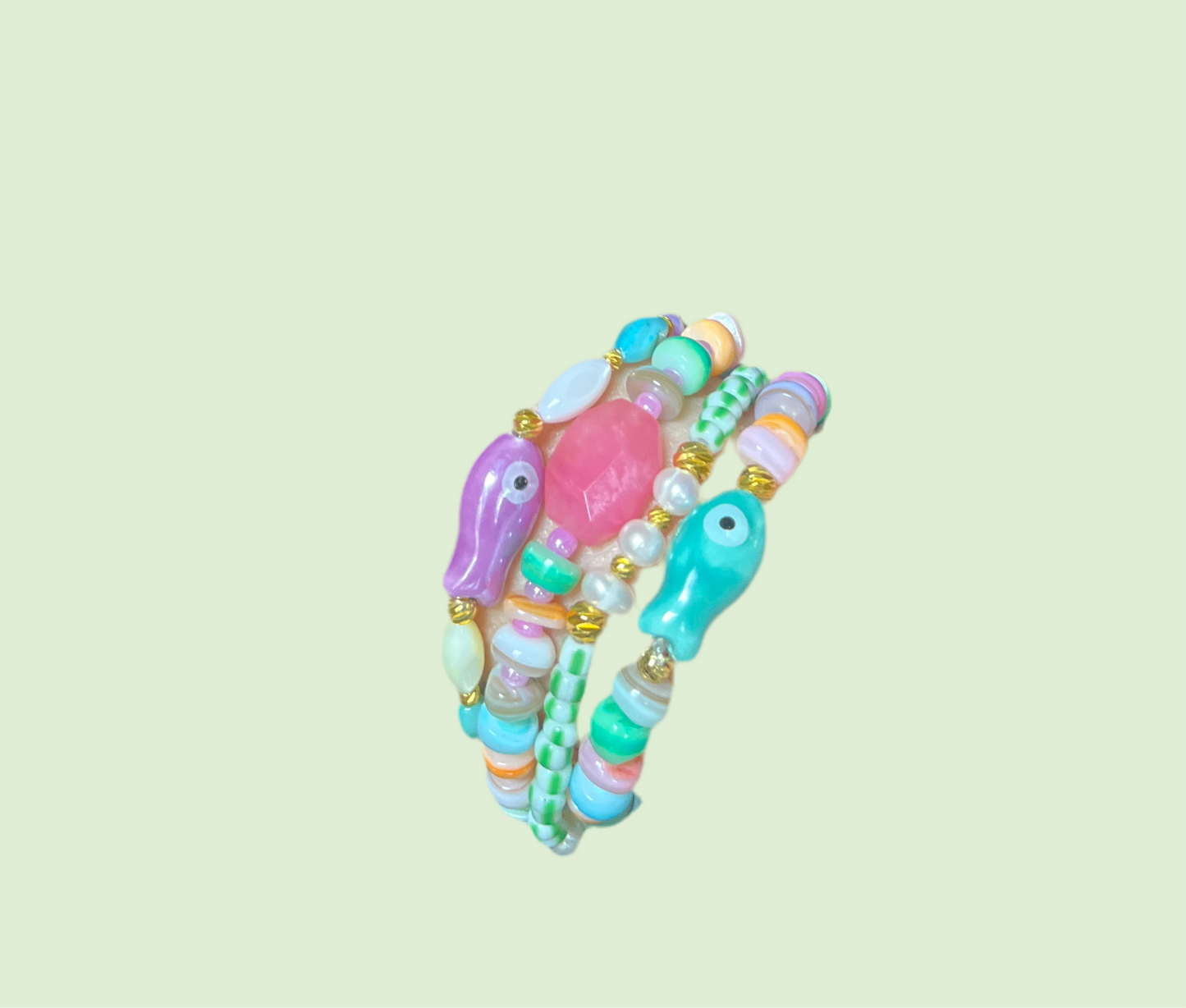 Aqua Fish Bracelet