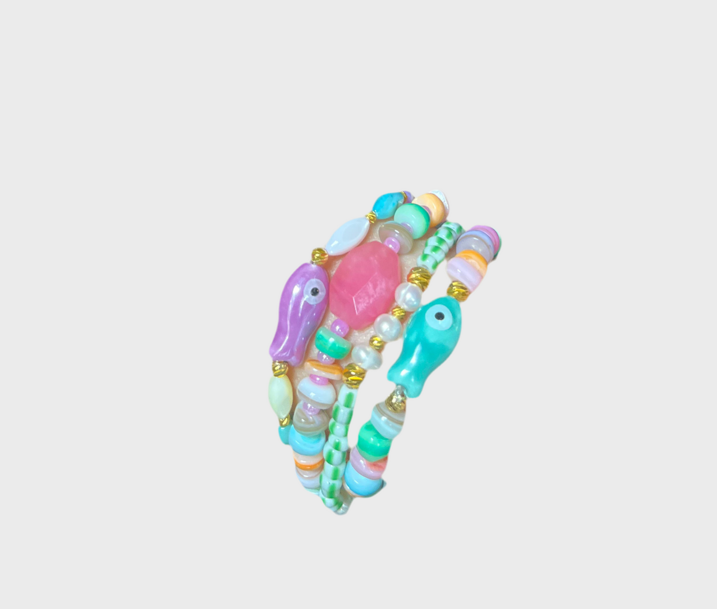 Purple Fish Bracelet